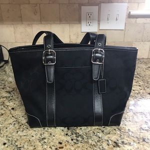 Black Coach purse  large